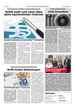 SoVD Zeitung; Ausgabe Nr.9/September 2018 - Seite 2