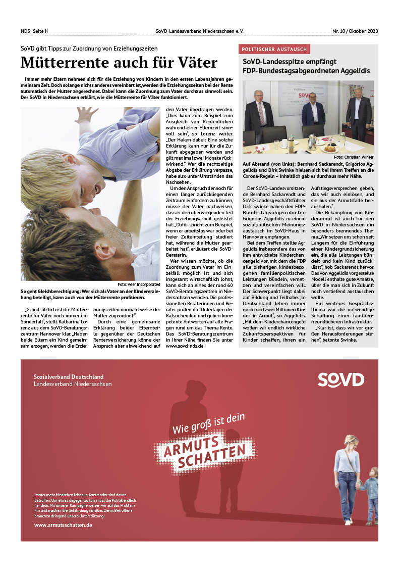 SoVD Zeitung; Ausgabe Nr.10/Oktober 2020 - Seite 2