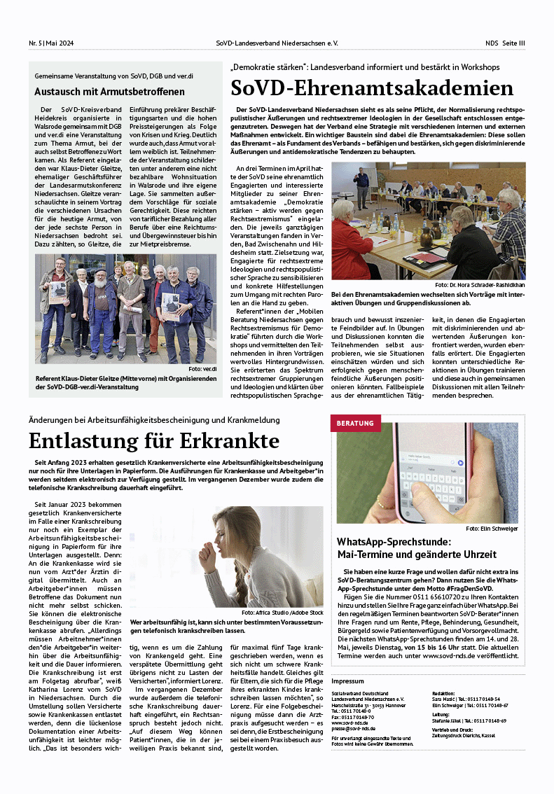 SoVD Zeitung; Ausgabe Nr.5/Mai 2024 - Seite 3